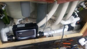 Hot tub system upgrade Hot tub system upgrade